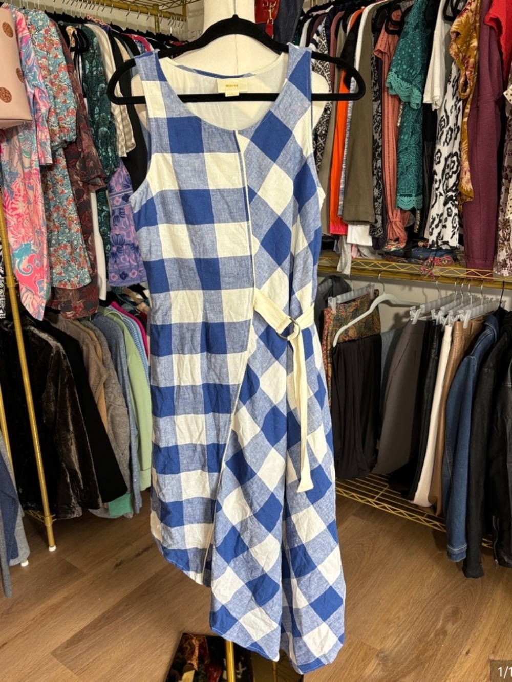 Anthropologie ( Maeve) Gingham Dress - Picture 4 of 4